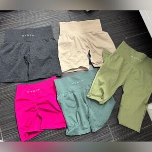 NVGTN Women's Vibrant Active Shorts and Leggings Bundle